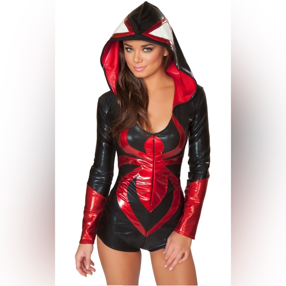***BRAND NEW*** Sexy Red Black Widow Romoer